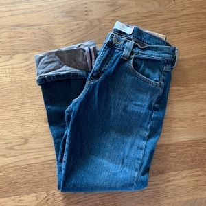 Levi's Nouveau Low Straight Denim Capri Cuffed Jeans - Size 6
